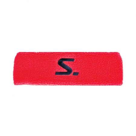  Knitted Headband Coral/Navy 