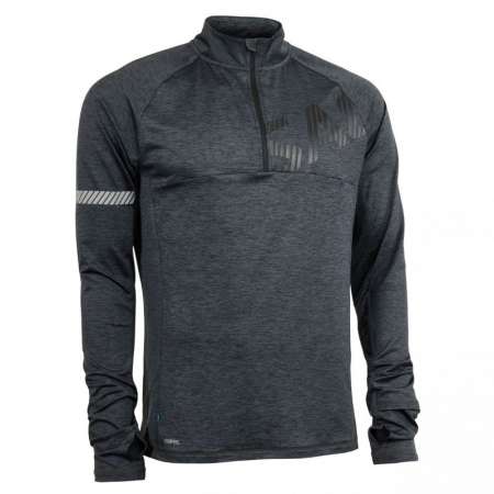  Phase Halfzip Men Dark Grey Melange 