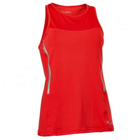  Laser Tank Women Poppy Red Melange 