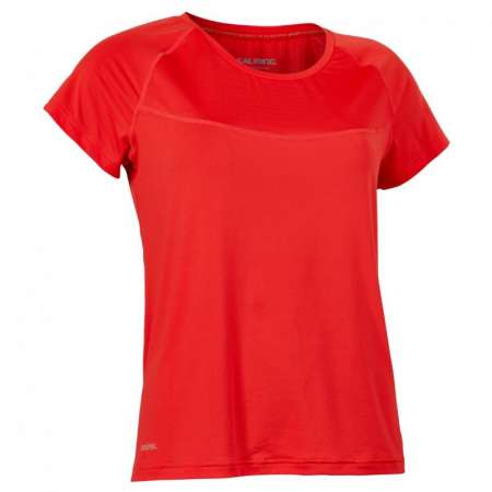  Laser Tee Women Poppy Red Melange 