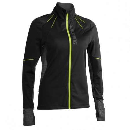  Thermal Wind Jacket Women Black/Black Melange 