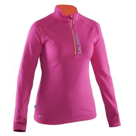  Halfzip LS Women Pink 