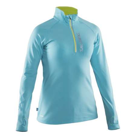  Halfzip LS Women Turquoise 