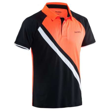  Performance Polo Men Black/Magma Red 